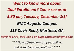 Dual Enrollment Information 